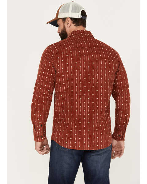 Image #4 - Pendleton Men's Corduroy Long Sleeve Western Snap Shirt, Rust Copper, hi-res