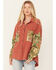 Image #1 - POL Women's Tapestry Shacket, Rust Copper, hi-res