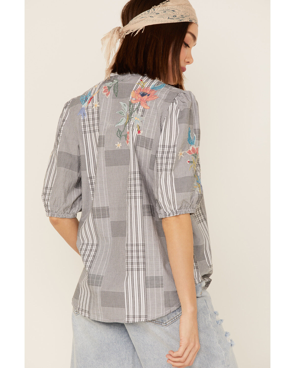 Image #4 - Johnny Was Women's Jordan Lisbon Floral Shirt, Multi, hi-res