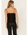 Image #4 - Idyllwind Women's Chico Metallic Clip Dot Cami Top, Black, hi-res