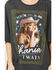 Image #3 - Day Dreamer Women's Shania Still The One Short Sleeve Graphic Tee, Black, hi-res