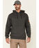 Image #1 - Hawx Men's Primo Logo Fleece-Lined Work Hooded Sweatshirt, Dark Grey, hi-res