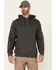 Image #1 - Hawx Men's Primo Logo Fleece-Lined Work Hooded Sweatshirt , Dark Grey, hi-res