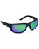 Image #1 - Hobie Men's Snook Satin Black & Copper Polarized Sunglasses , Black, hi-res