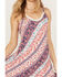 Image #3 - Wild Moss Women's Multi Print Hanky Hem Midi Dress, Multi, hi-res