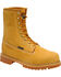 Image #1 - Carolina Men's 8" Waterproof 200G Insulated Grizzly Boots - Steel Toe, Brown, hi-res