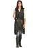Kobler Leather Women's Cigala Leather Fringe Vest, Black, hi-res