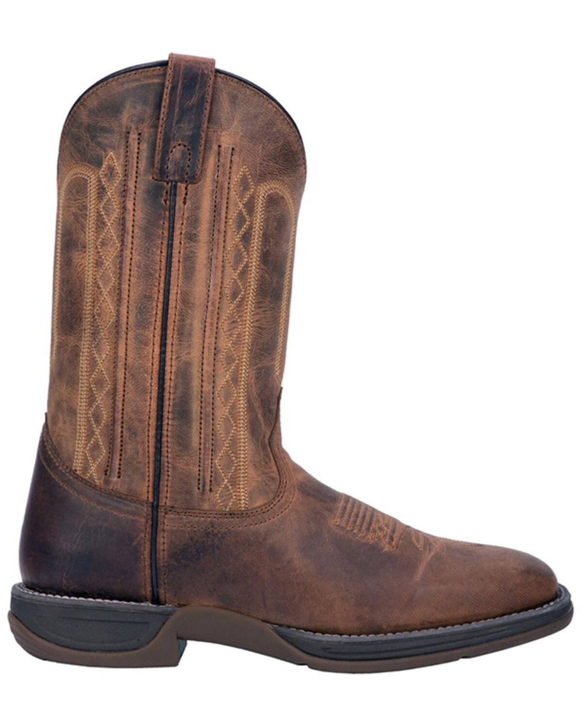 Image #2 - Laredo Men's Bennett Western Boots - Square Toe, Tan, hi-res