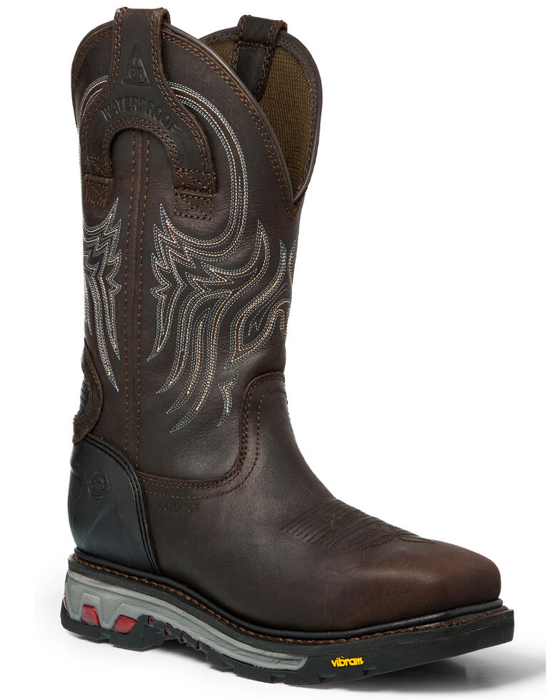 Justin Men's Warhawk Waterproof Work Boots - Composite Toe ...