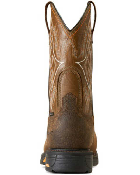 Image #3 - Ariat Men's WorkHog® Waterproof Work Boots - Composite Toe , Brown, hi-res