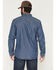 Image #4 - Cody James Men's FR Playa Ripstop Denim Long Sleeve Snap Work Shirt, Light Wash, hi-res