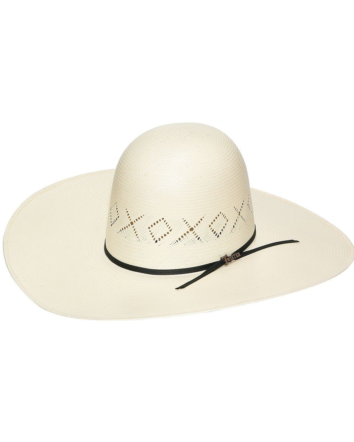 Twister 10X Shantung Straw Open Crown 