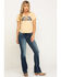 Image #5 - Ariat Women's Mustard Western Vibes V-Neck Graphic Tee, Dark Yellow, hi-res