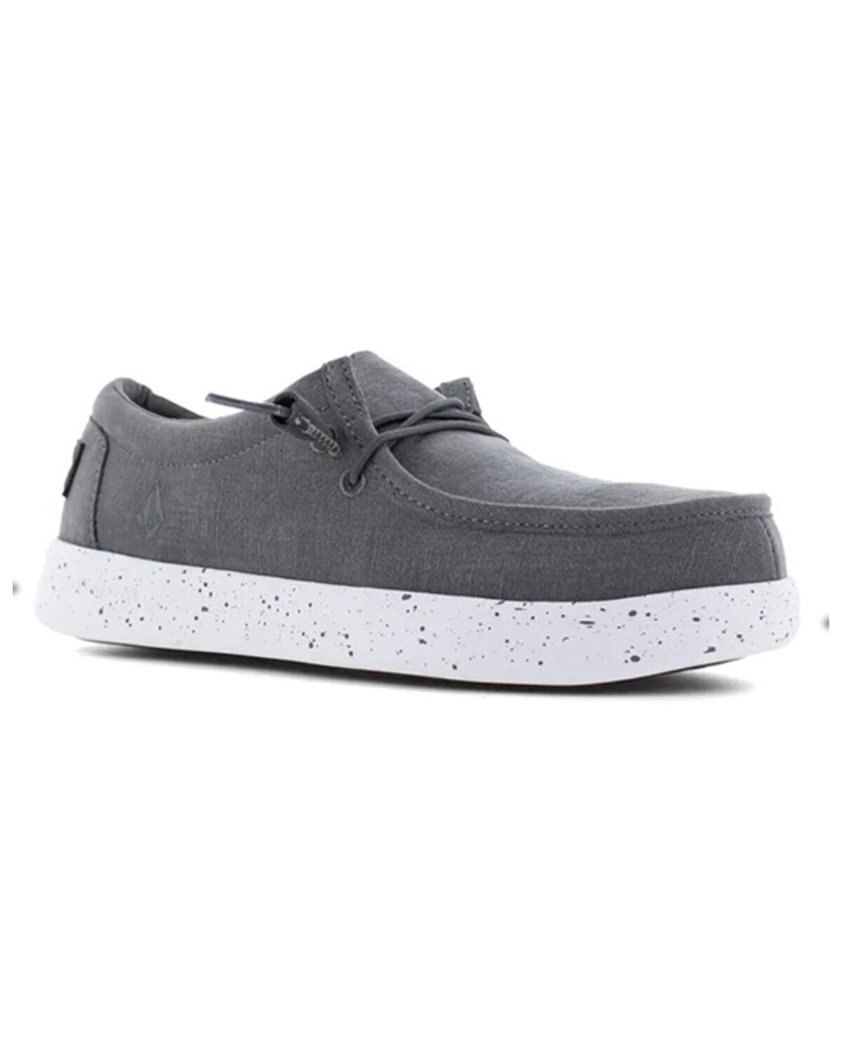 Image #1 - Volcom Women's Metal Free Slip-On Work Shoes - Composite Toe, Dark Grey, hi-res