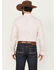 Image #4 - Cody James Men's Performance Twill Solid Long Sleeve Button-Down Stretch Western Shirt - Tall, Pink, hi-res