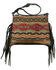 Image #1 - American West Women's Southwestern Tapestry Fringe Shoulder Bag, Red, hi-res