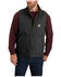 Image #1 - Carhartt Men's Duck Sherpa Lined Mock Neck Work Vest - Tall, Black, hi-res