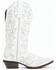 Image #2 - Laredo Women's Adrian Wide Calf Western Boots - Snip Toe, White, hi-res
