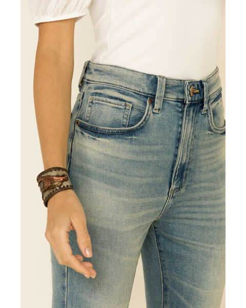 Image #4 - Lee Women's Betty Lee Panel Flare Jeans, Blue, hi-res