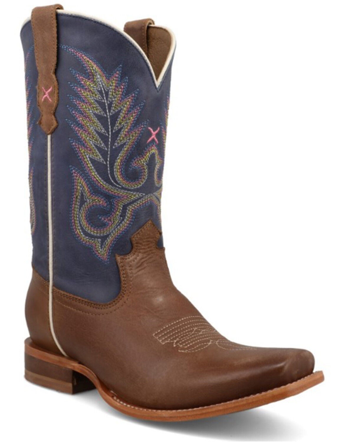 Twisted X Women's 11" Rancher Western Boots - Square Toe, Tan, hi-res