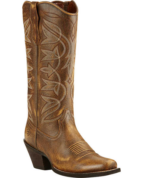Image #1 - Ariat Vintage Bomber Sheridan Cowgirl Boots - Square Toe, , hi-res