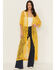 Image #1 - Shyanne Women's Embroidered Mesh Kimono, Gold, hi-res