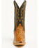 Image #4 - Dan Post Men's Grit Exotic Full Quill Ostrich Tall Western Boots - Snip Toe, Tan, hi-res