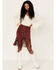 Image #2 - Shyanne Women's Deep V-Neck Bell Sleeve Crop Top, Cream, hi-res