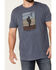 Image #3 - Moonshine Spirit Men's Desert Cacti Graphic Short Sleeve T-Shirt, Medium Blue, hi-res