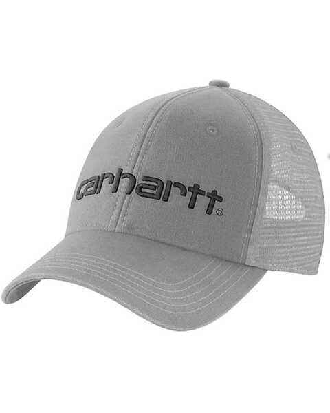 Carhartt Men's Canvas Logo Baseball Cap , Black, hi-res