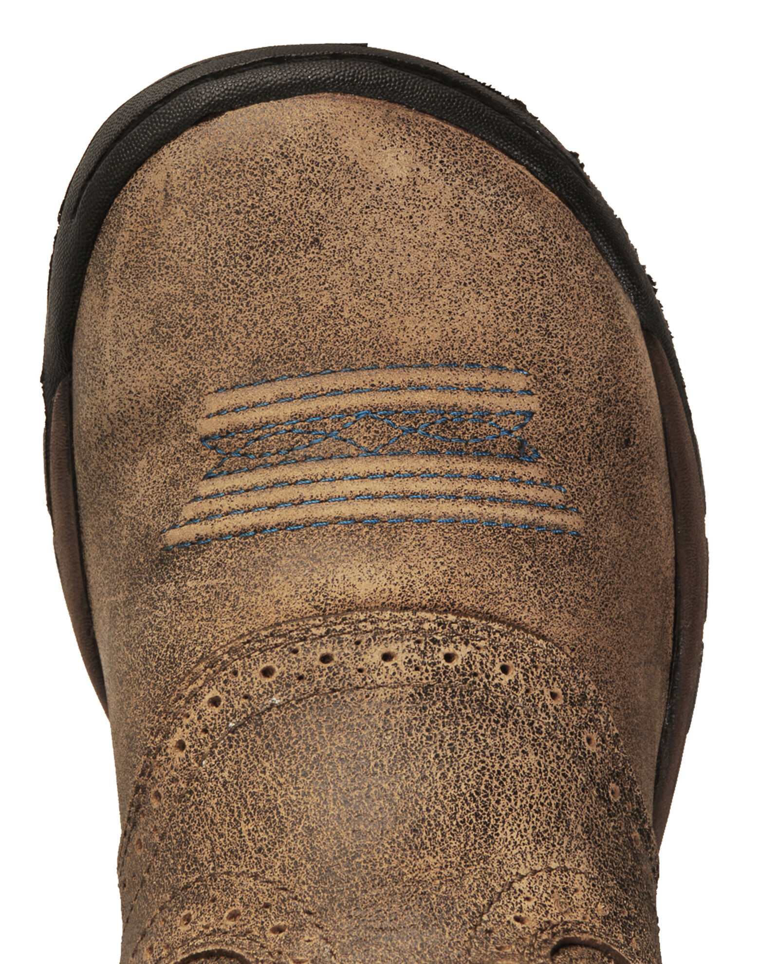 Image #7 - Twisted X Women's Distressed All Around Barn Boot - Round Toe, Bomber, hi-res