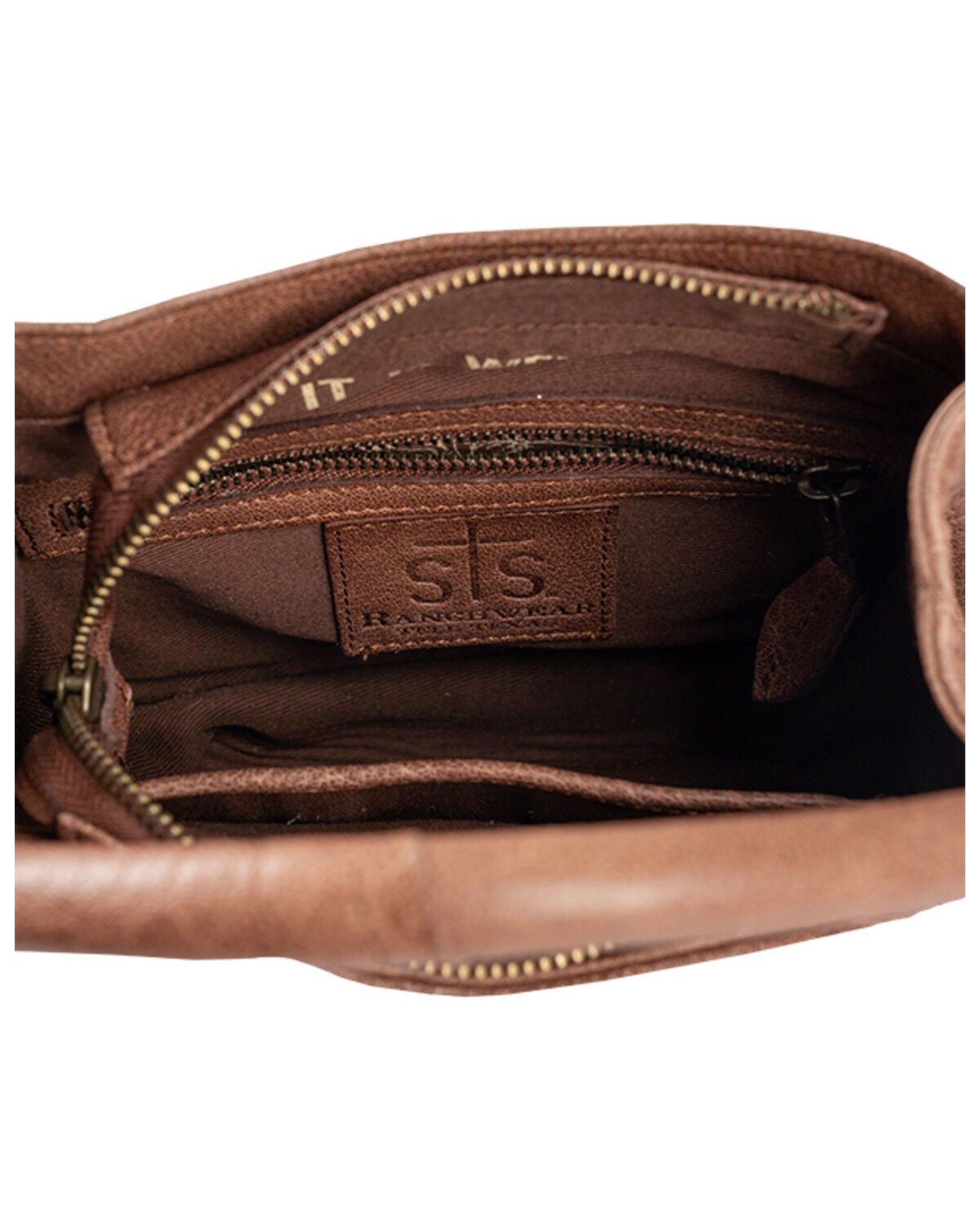 Image #3 - STS Ranchwear By Carroll Women's Indie Sugar Satchel Crossbody Bag, Brown, hi-res