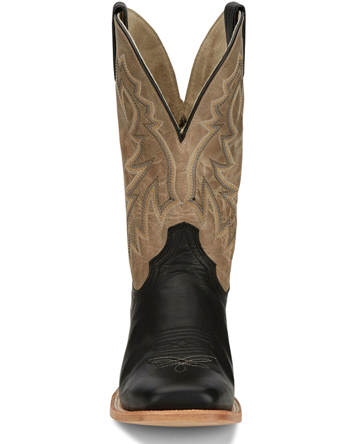 Image #4 - Tony Lama Men's Luciano Western Boots - Broad Square Toe, Black, hi-res