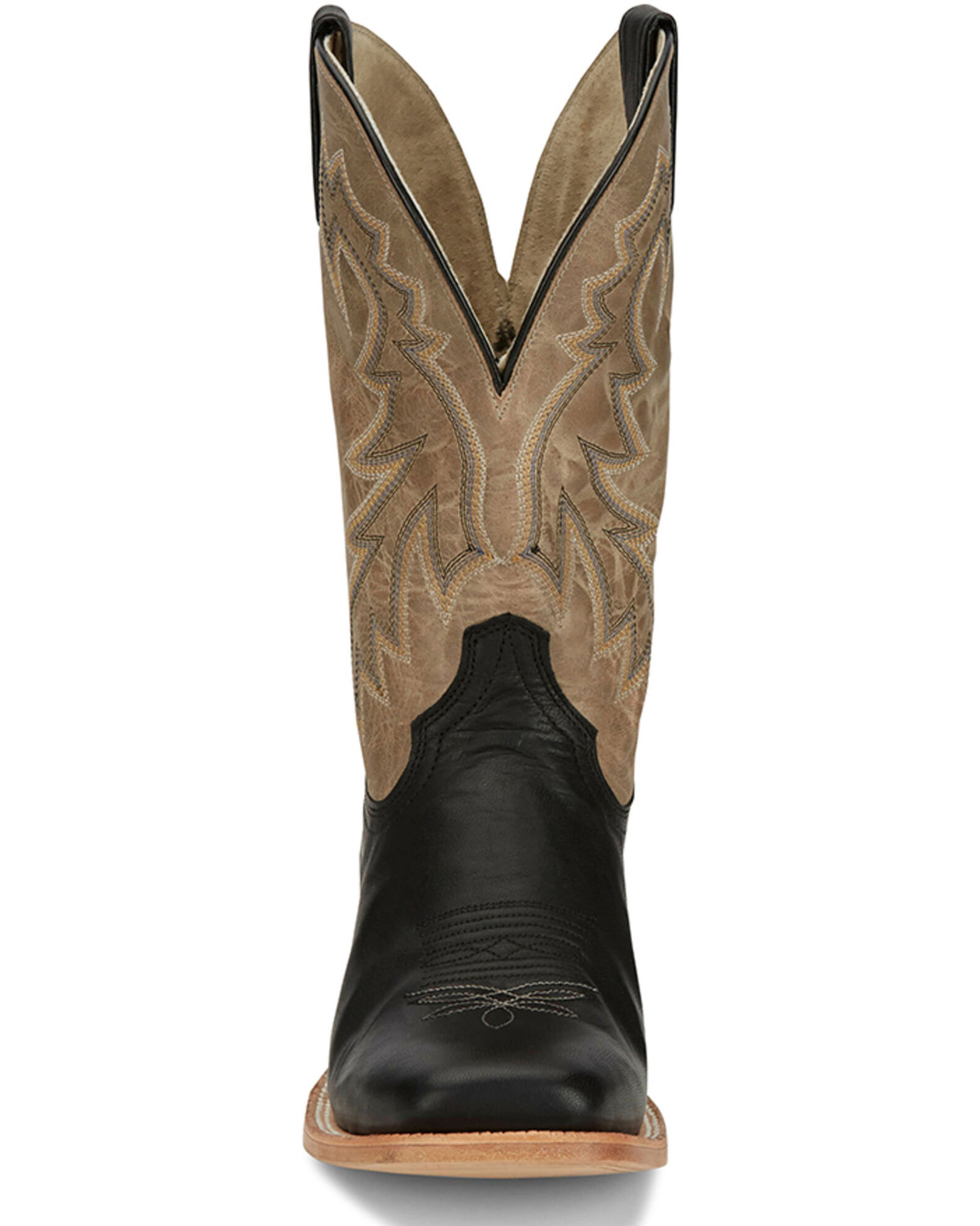 Image #4 - Tony Lama Men's Luciano Western Boots - Broad Square Toe, Black, hi-res