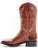 Idyllwind Women's Canyon Cross Performance Western Boots - Wide Square Toe, Cognac, hi-res