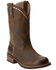 Image #2 - Ariat Women's Unbridled Roper Boots - Round Toe, Dark Brown, hi-res