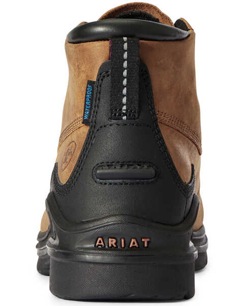 Ariat Women's Barnyard Lace-Up Boots - Round Toe, Brown, hi-res