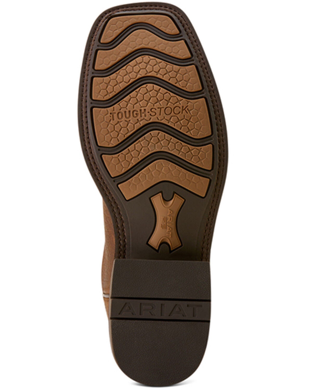 Image #5 - Ariat Men's Kanyon Toughstock VentTEK Performance Cowboy Boots - Broad Square Toe, Brown, hi-res