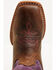 Image #6 - Dan Post Little Girls' Lottie Western Boots - Broad Square Toe, Tan, hi-res