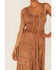 Image #3 - Scully Women's Lace-Up Jacquard Midi Dress, Beige/khaki, hi-res