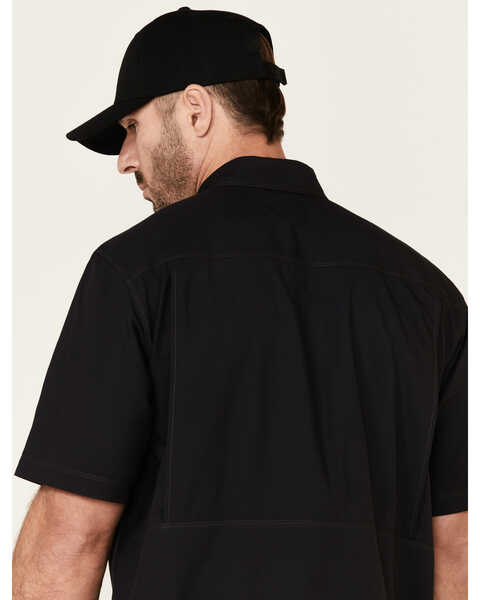 Image #5 - Ariat Men's VentTEK Outbound Short Sleeve Button Down Western Shirt, Black, hi-res