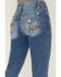 Image #4 - Shyanne Mid Rise Medium Wash Bootcut Wing Faux Flap Stretch Denim Jeans, Medium Wash, hi-res