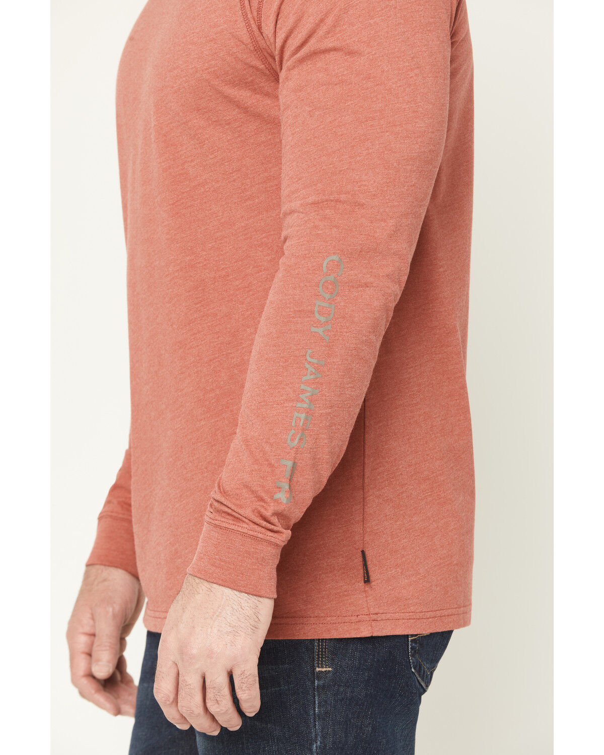 Image #3 - Cody James Men's FR Black Spot Lightweight Long Sleeve Work Shirt, Red, hi-res