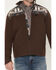 Image #3 - RANK 45® Men's Cheneka 2.0 Colorblock Southwestern Print Softshell Jacket, Brown, hi-res