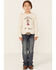 Image #4 - Wrangler Girls' Cowgirl First Long Sleeve T-Shirt, Oatmeal, hi-res