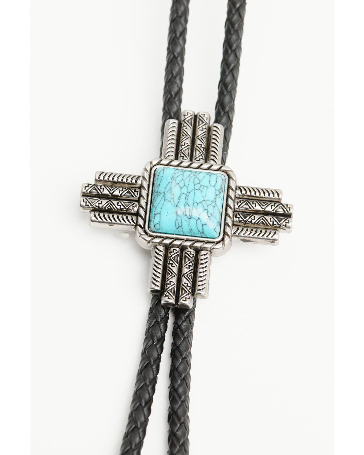 Image #4 - Cody James Men's Lars Cross Bolo Tie, Silver, hi-res