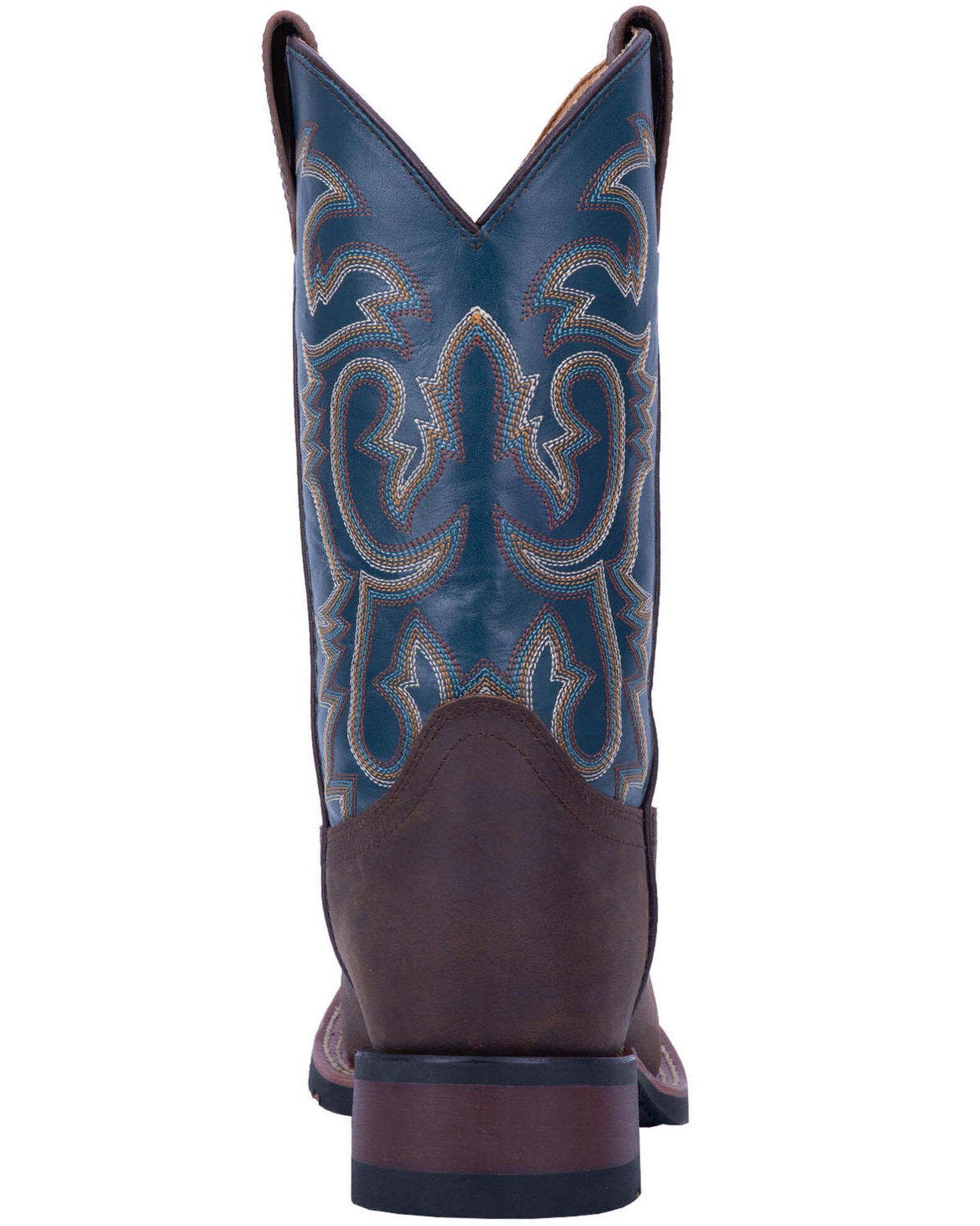 Image #4 - Laredo Men's Hamilton Western Boots - Broad Square Toe, Tan, hi-res