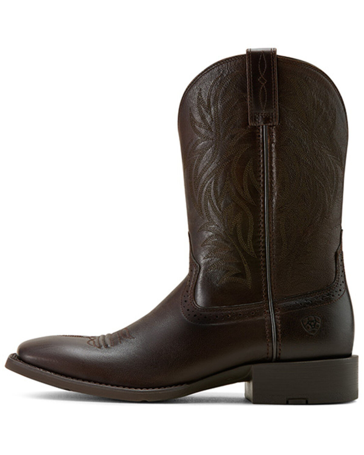 Image #2 - Ariat Men's Sport Performance Western Boots - Broad Square Toe, Chocolate, hi-res