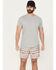 Image #1 - Rock & Roll Denim Men's Southwestern Print Stretch Volley Shorts, Aqua, hi-res