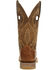 Durango Men's Rebel Full-Quill Ostrich Western Boots - Square Toe, Brown, hi-res